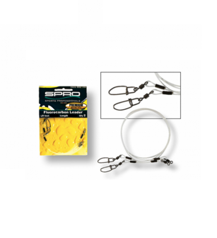 fluoro carbon leader 100lb,, 45 kg 2 stuks van 60 cm      