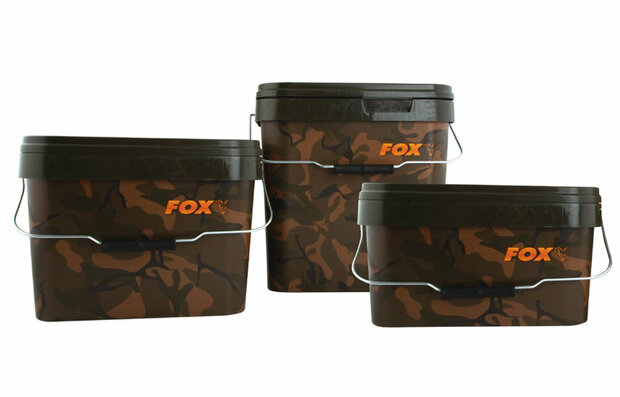Fox Camo squere Bucket, 10l, 