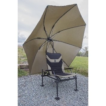 Korum 50 Graphite Brolly, lichtgewicht