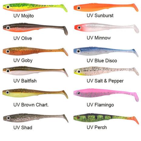 Spro Iris Pop-eye UV Salt & Pepper, 12 cm 