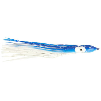 Mikado Zeevis rigs octopus bluewhite, 12cm, haak 3x7/0