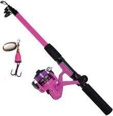 Rose Wizard Spinset Pink Spin 4000 molen met 2,4 2dlg hengel, werpgewicht tot 60 gram