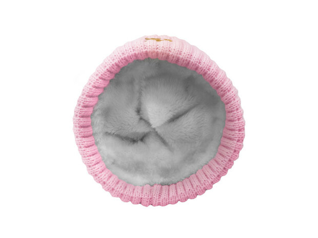 Queen Woman"s winter Hat, pink/roze     Muts  aanbieding