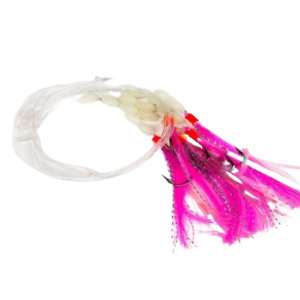 Midnightmoon Makreelpaternoster 2/0, 5-haaks, kleur Pink Flash