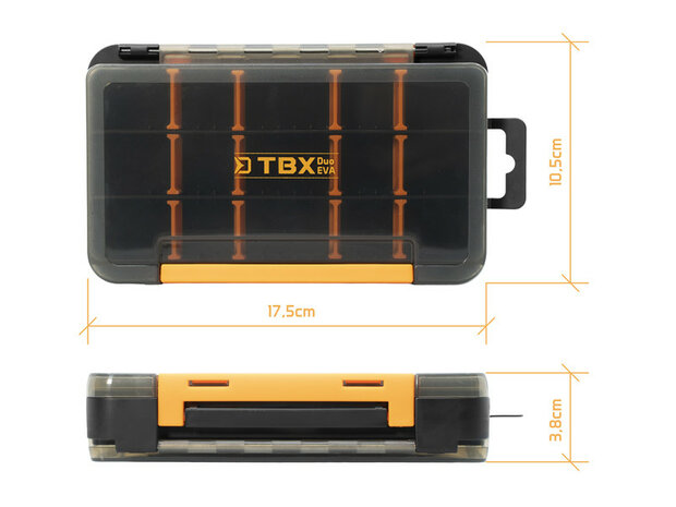 Delphin TBX opbergbox "Duo Eva"; 175x105x38mm