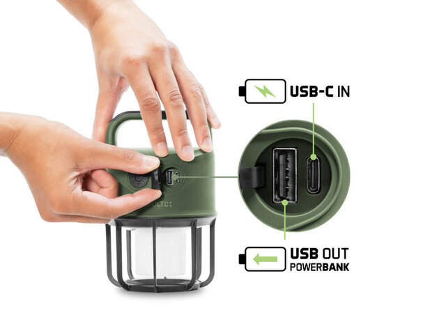 Camping Lamp Delphin Multix 3W/4400mAh, powerbank