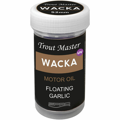 Nieuw    Trout Master softbait Wacka 52.   orange/white, 6 st in potje