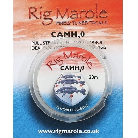 Rig Marole  pull straight fluoro carbon for combi & chod rigs, 20lb, 20 meter