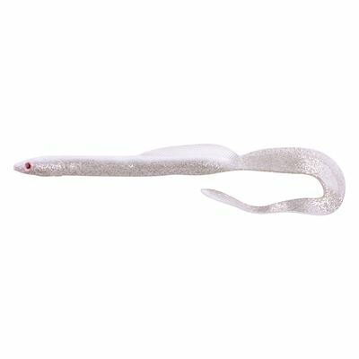 Spro the Hyper Eel 26.5 cm, 2 st/   white with silver glitter back