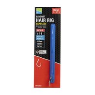 Preston 8 onderlijnen 10cm, bayonet hair rig barbless,