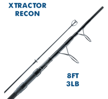Sonik Xtractor Recon Carp Rod, 8",2.5 lb, power action, transportlengte 76 cm!