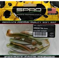 Spro soft lure Arrow Tail, 8 cm, 10 st, Golden Shiner op=op