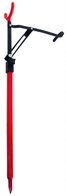 Hengelsteun de luxe, rood afgewerkt                                            op=op