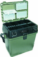 Albatros Fishing Seat, Kunststof Viskist,met schouderriem, 37x24x39cm