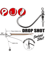 Gamakatsu Swivel Shot haak , 3 st   2/0