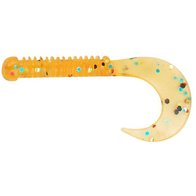 Spro Street fishing Ring Grub 5cm , kleur White Glow !!, 10 st     op=op