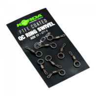 Korda Quick Change Ring Swivel size 11, 8 stuks