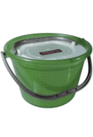 Plastic Aasketel rond, 13 ltr