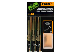EDGES™ 50lb Camo Leadcore Power Grip Lead Clip Kwik Change Leaders