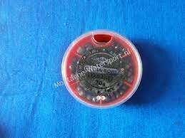 6 vaks visloodjes, van 0.20-1.00 g groot doosje