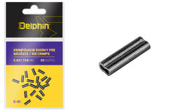 Rig (dubbele) crimps 20 st 1,2x2,6x8mm