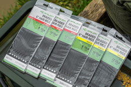 Korum 6"braided rigs met weerhaak , 8 stuks