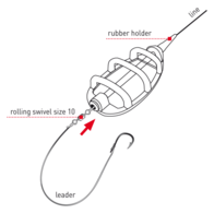 Fanatic Method Feeder  loodvrij/ leadfree; medium in 20, 30 of 40 gr                       zolang de voorraad strekt