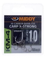 Middy Hi Carbon Carp-x strong Witvishaak, zonder weerhaak, 10 st     op=op