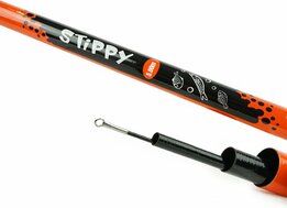 Teleskopisch Vishengel, Stippy, rood, 4 mtr