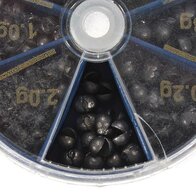 Zebco Trophy ovale visloodjes, 7 vaks-assorti   170gr