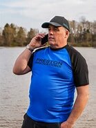 Preston innovations lightweight blue Raglan T-Shirt