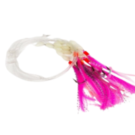 Midnightmoon Makreelpaternoster 2/0, 4-haaks, kleur Wit