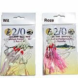 Midnightmoon Makreelpaternoster, 5 haaks 2/0, white-flash