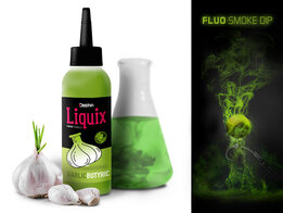Delphin Liquix ,Garlic- Butyric,  Fluo Dip Smoke, 100 ml