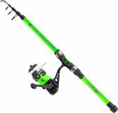 Saenger  Newcomer 2 Tele werphengelset, 1.8m 10-25g werpgewicht,  groen