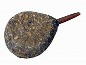 Albatros Inline Pearlead, inline karperlood, 70 gr , 2 st. donkerbruin