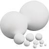 Tempex balletjes, floaters white, diverse diameters