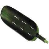 Werpijp- voerschep met schroefdraad,15x7 cm, smal    Zonder werppijp!   op=op